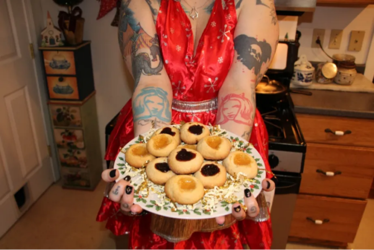 Bella’s thumbprint Jam cookies